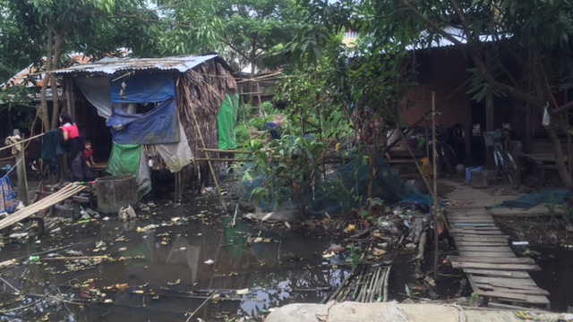 In den Slums von Yangon