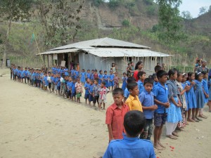 Bangladesch, Alikadam, Dorfschulen