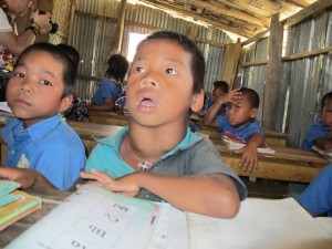 Bangladesch, Alikadam, Dorfschulen
