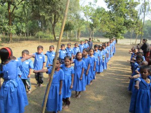 Bangladesch, Jhenaighati, Dorfschule, Kinder