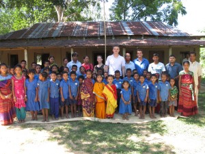 Bangladesch, Jhenaighati, Dorfschule, Kinder