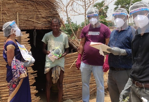 c_SONNE_International_Corona_Indien_Verteilung_Beitragsbild 516×352 Vorlage Coronahilfe Indien