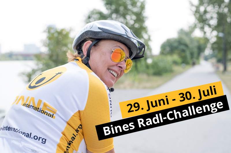 Bines Radl-Challenge 2023 starke Frauen füe starke Mädchen