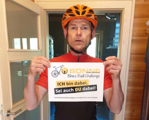 Bines Radl-Challenge: Gemeinsam für starke Mädchen in Indien.