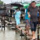 Erfried Malle in den überfluteten Slums von Yangon