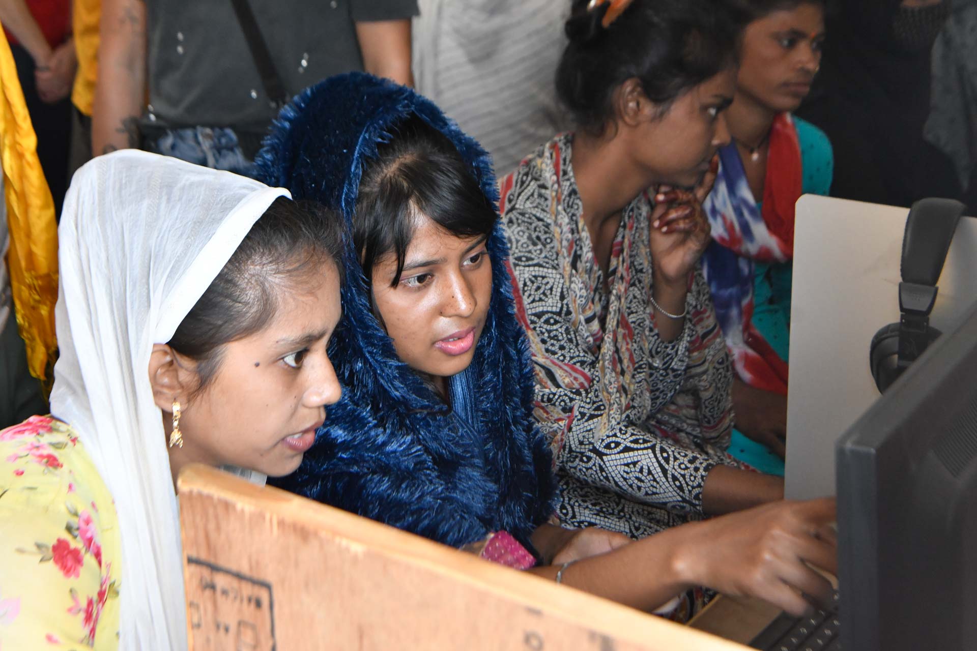 Computerkurse für indische Frauen
