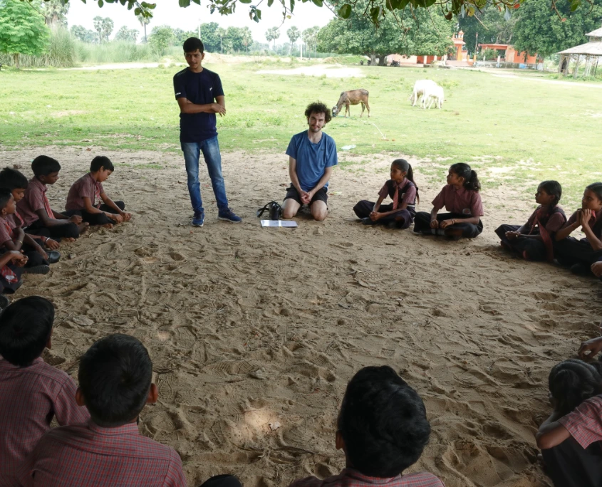 Klimabildung Workshop mit SchülerInnen in Indien