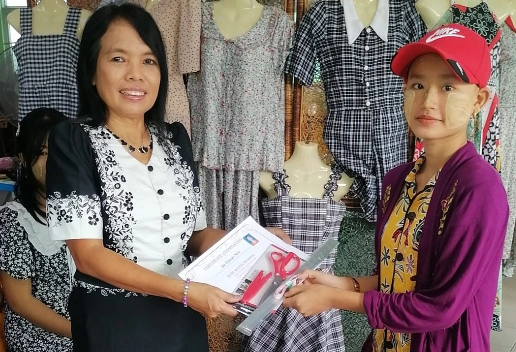 Beitragsbild Schneidereiausbildung Myanmar